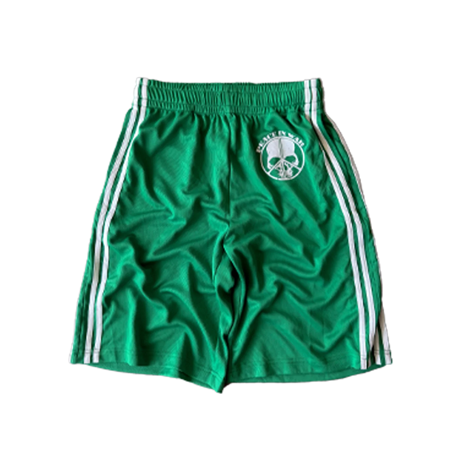 Peaceinwar Green “Skull” Shorts